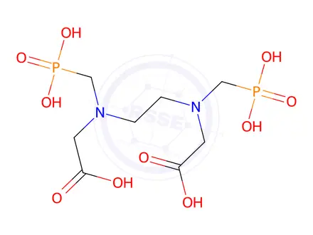 Chemical structure of 2,2'-(Ethane-1,2-diylbis((phosphonomethyl)azanediyl))diacetic acid