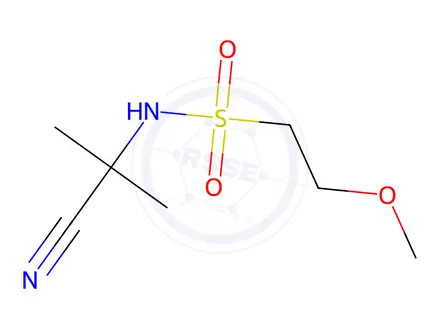 Chemical structure of N-(1-Cyano-1-methylethyl)-2-methoxyethanesulfonamide