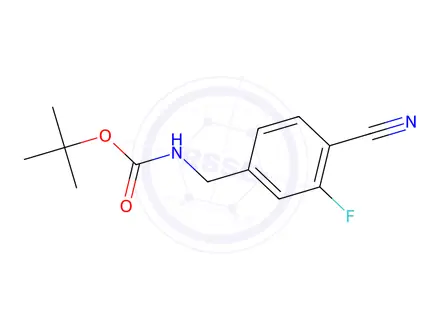 Chemical structure of TERT-BUTYL-4-CYANO-3-FLUOROBENZYLCARBAMATE