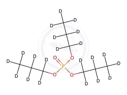 Chemical structure of Phosphoric Acid Tripropyl Ester-d21