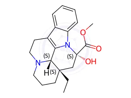 Chemical structure of Vincamine