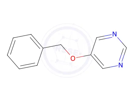 Chemical structure of 5-(benzyloxy)pyrimidine