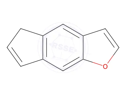 Chemical structure of 5H-Indeno[5,6-b]furan (8CI)