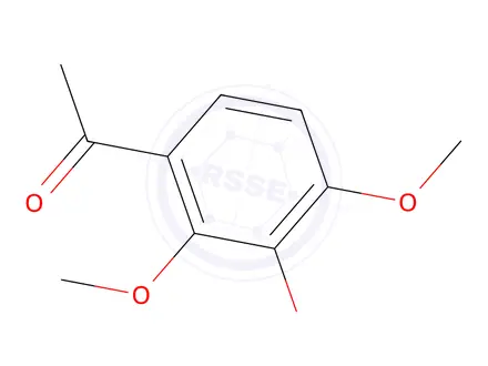 Chemical structure of 3-Hydroxy-2,4-dimethoxyacetophenone