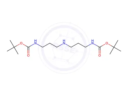 Chemical structure of 1,9-Bis-Boc-1,5,9-triazanonane