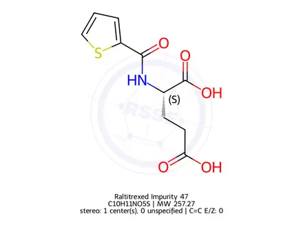 Chemical structure of Raltitrexed Impurity 47