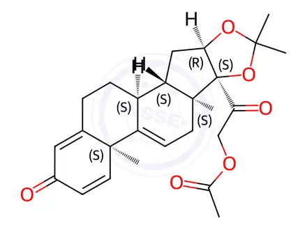 Chemical structure of Desonide Impurity 22