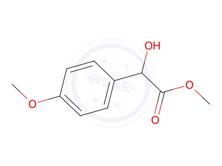 Chemical structure of 2-(4-Methoxyphenyl)glycolic acid methyl ester