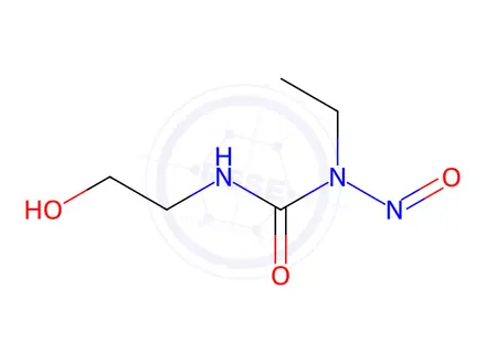 Chemical structure of 1-Nitroso-1-ethyl-3-(2-hydroxyethyl)urea