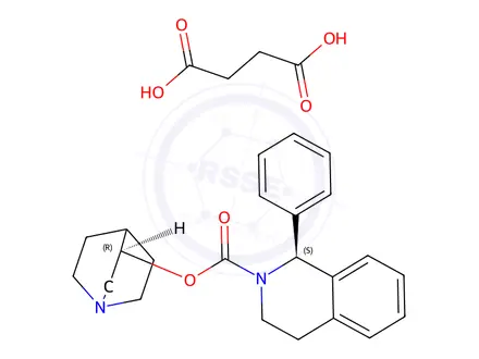Chemical structure of Solifenacin succinate