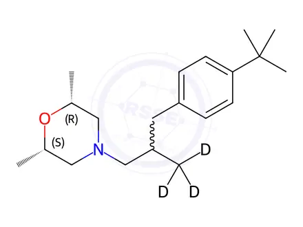 Chemical structure of Fenpropimorph-d3