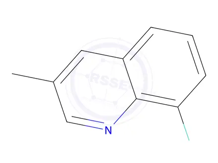 Chemical structure of 8-Fluoro-3-methylquinoline