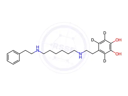 Chemical structure of Dopexamine-d3 Hydrochloride