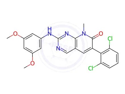 Chemical structure of PD 0166285 Impurity 95