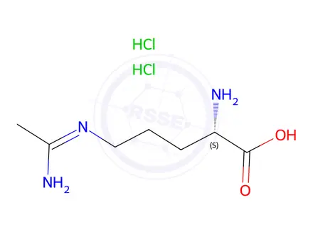 Chemical structure of L-NIO dihydrochloride