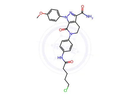 Chemical structure of Apixaban Impurity 19