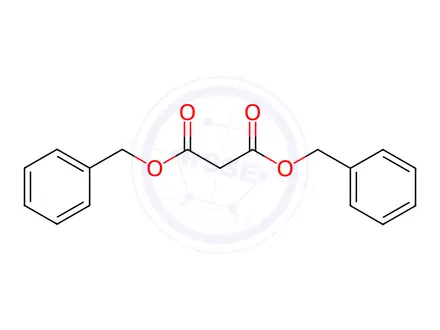 Chemical structure of Dibenzyl Malonate