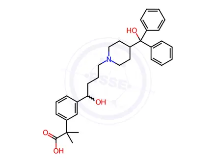 Chemical structure of Fexofenadine EP Impurity B