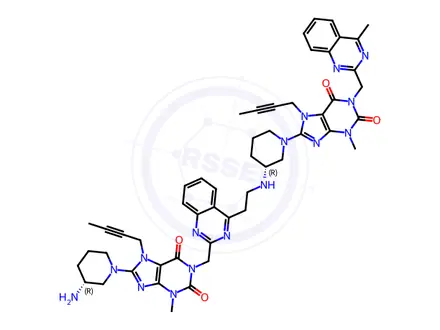 Chemical structure of Linagliptin Impurity 323