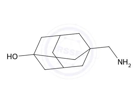 Chemical structure of 3-(Aminomethyl)adamantan-1-ol
