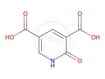 Chemical structure of 2-Oxo-1,2-dihydropyridine-3,5-dicarboxylic acid