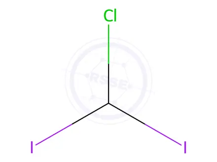 Chemical structure of Diiodochloromethane