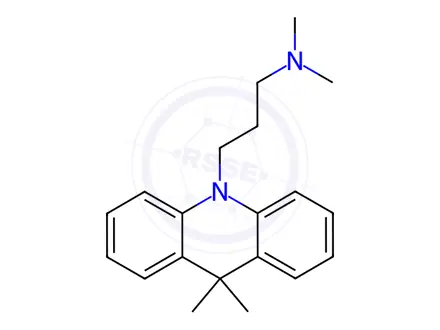 Chemical structure of Dimetacrine