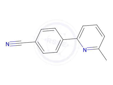Chemical structure of 4-(6-Methyl-2-pyridyl)benzonitrile
