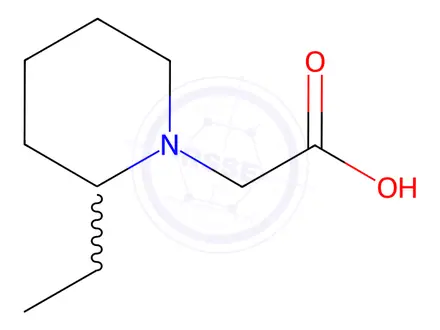 Chemical structure of (2-Ethyl-piperidin-1-yl)-acetic acid