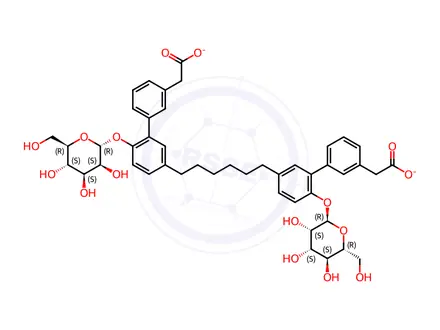 Chemical structure of Bimosiamose Disodium