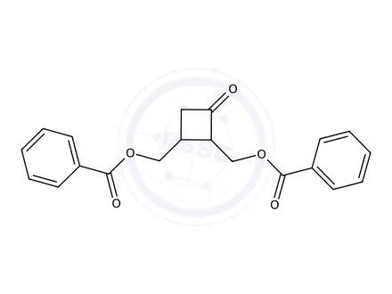 Chemical structure of (2S,3S)-2,3-Bis(benzoyloxymethyl)cyclobutanone