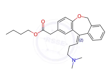 Chemical structure of Olopatadine Impurity 18(Hydrochloride)