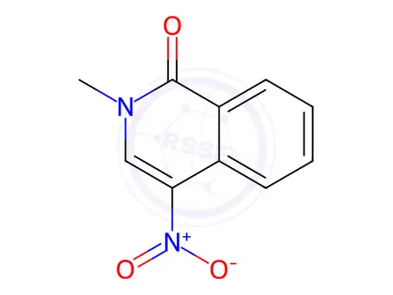 Chemical structure of 2-Methyl-4-nitroisoquinolin-1(2H)-one