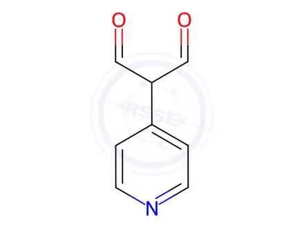 Chemical structure of 2-(4-pyridyl)propanedial
