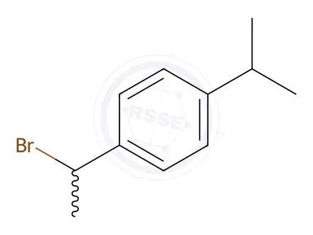 Chemical structure of 1-(1-Bromoethyl)-4-isopropylbenzene