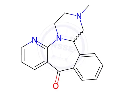 Chemical structure of 10-Oxo Mirtazapine (Mirtazapine Impurity F)