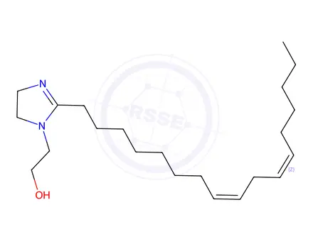Chemical structure of 2-(2-((8Z,11Z)-Heptadeca-8,11-dien-1-yl)-4,5-dihydro-1H-imidazol-1-yl)ethanol