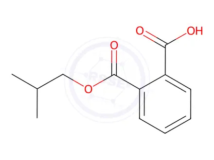 Chemical structure of Monoisobutyl phthalate