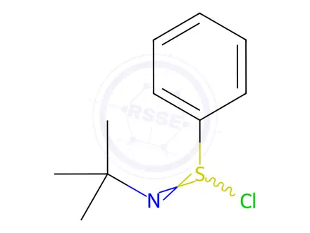 Chemical structure of N-tert-Butylbenzenesulfinimidoyl Chloride