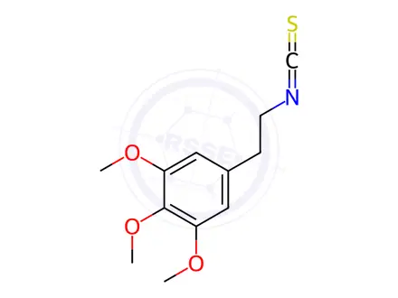 Chemical structure of 2-(3,4,5-Trimethoxyphenyl)ethyl isothiocyanate