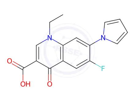Chemical structure of Irloxacin