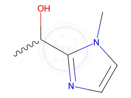 Chemical structure of 1-(1-Methylimidazol-2-yl)ethanol