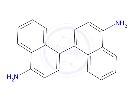 Chemical structure of (R)-[1,1'-Binaphthalene]-4,4'-diamine