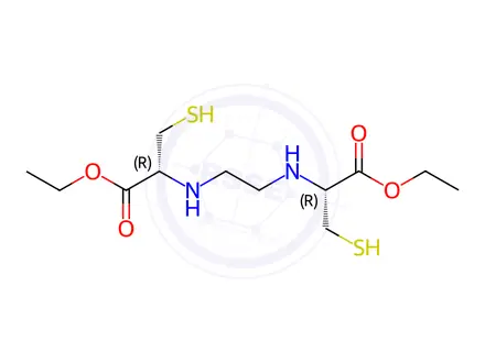 Chemical structure of Acetylcysteine Impurity 208 (Bicisate)