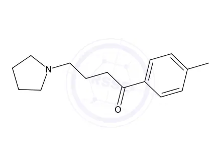 Chemical structure of 1-Phenyl-4-(pyrrolidin-1-yl)pentan-1-one