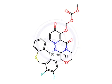 Chemical structure of Baloxavir Impurity 27