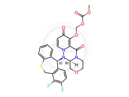 Chemical structure of Baloxavir Marboxil
