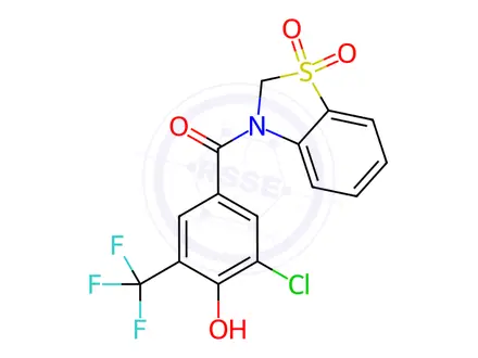 Chemical structure of Dotinurad Impurity 281