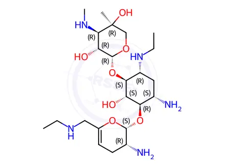 Chemical structure of Netilmicin Sulfate Impurity 4 (Netilmicin Sulfate EP Impurity D)