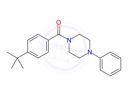 Chemical structure of (4-(Tert-butyl)phenyl)(4-phenylpiperazin-1-yl)methanone